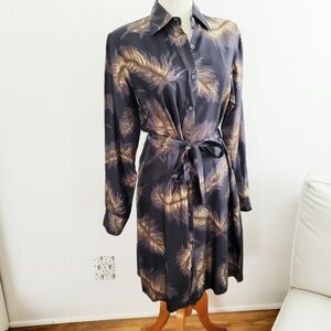 Craig Taylor Shirt Dress / Belted / Tagged Size Large